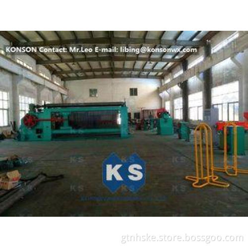 Spiral Coiling Gabion Production Line For Making Stone Cage